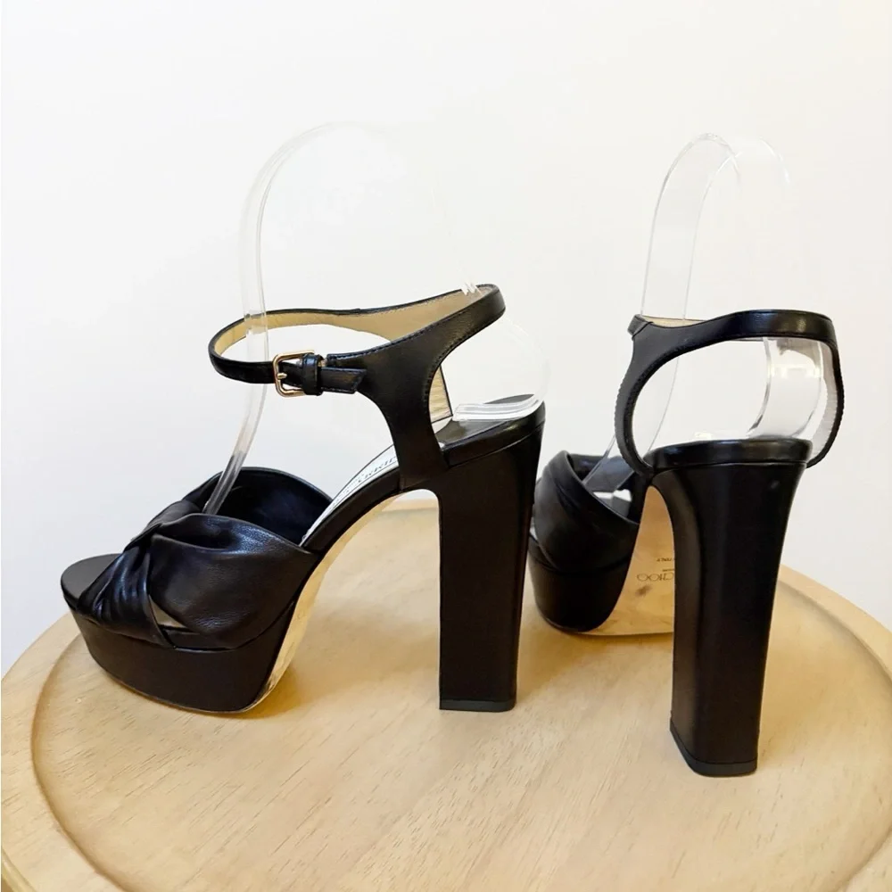 Jimmy Choo Heloise Nappa Platform Heel - Picture 8 of 12